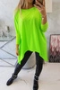Oversize-Bluse grün neon