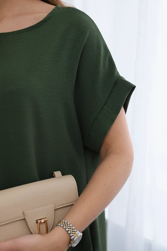 Suknelė su kišenėmis Chaki