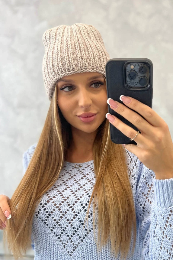 Dámská čepice Rebeka K345 beige