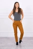 Colorful jeans mustard