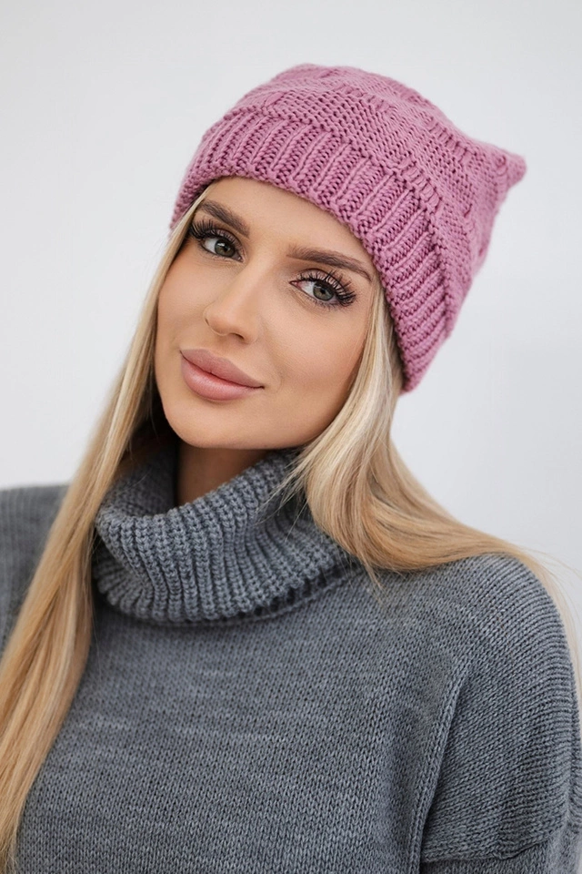 Nastia Damenmütze K373 dunkelrosa