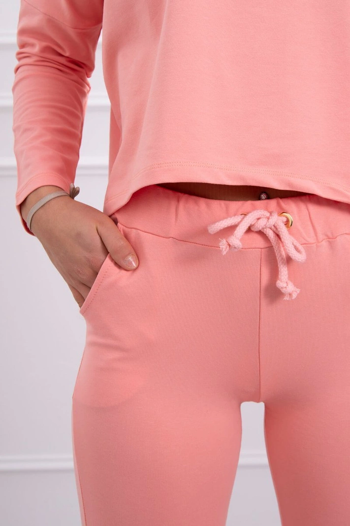 Sada s oversize halenkou morel