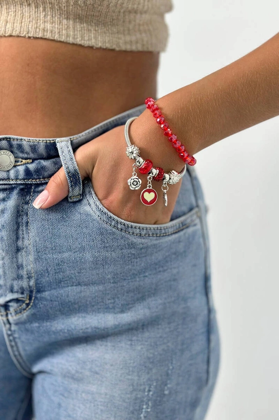 Bracelet SL519-85 red