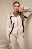 Sports set with stripes beige