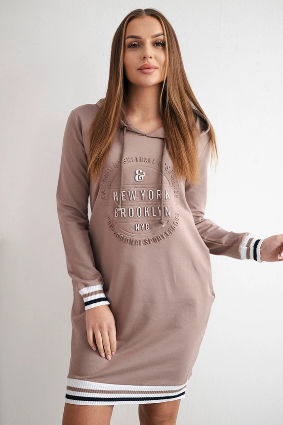 Šaty Brooklyn mocca