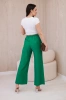 Viscose wide-leg trousers green