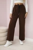 Punto Milano Winter Wide-leg Pants brown