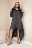 Insulated dress with longer sides graphite