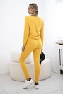 Senffarbenes Sweatshirt-Set