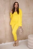 3-piece sweater set yellow
