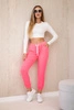 Cotton pants pink neon