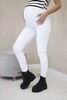 Cotton maternity pants white