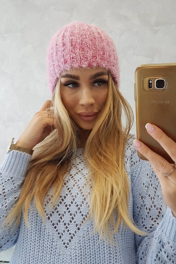 Cina Damenmütze K259 dunkelrosa