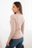 Women's viscose sweater with a turtleneck and long sleeves fango