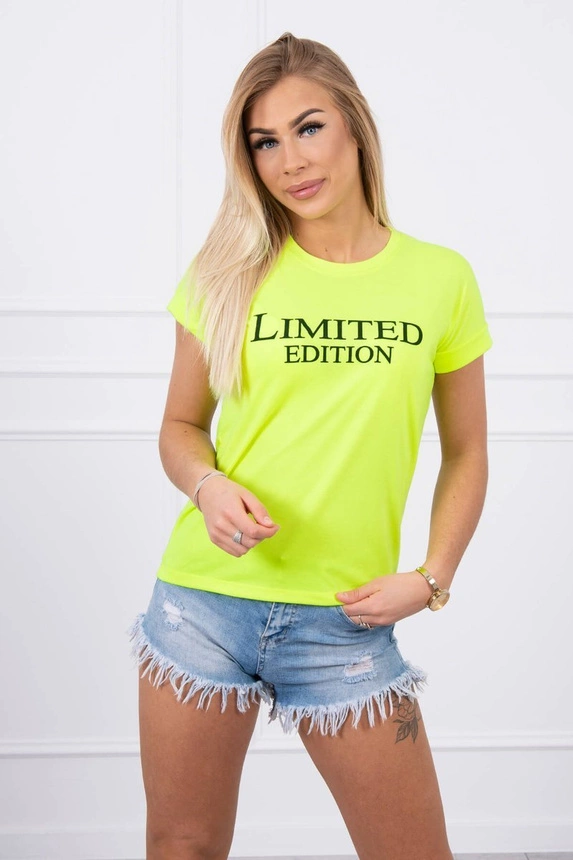 Limitierte Auflage Bluse gelb neon