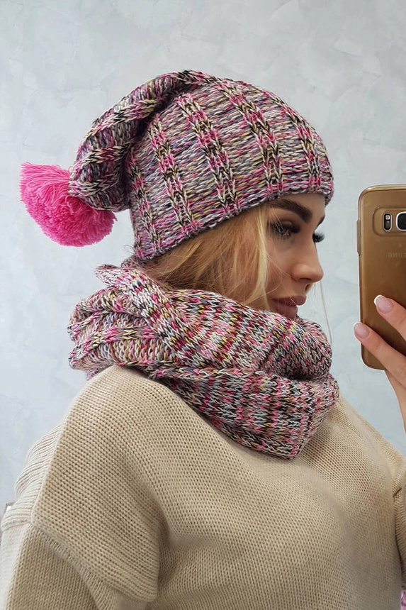 Dámská fleecová souprava 4 Seasons K263 růžová