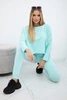 Set mit Oversize-Bluse mint