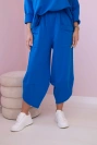 Cotton sweatshirt pants set cornflower blue