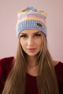 Fleecová čepice Patrycja K254 pink+blue