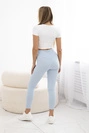 Gestreifte Leggings blau