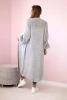 Sweater long cardigan grey