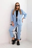 Women's set Punto elegant blazer and trousers blue