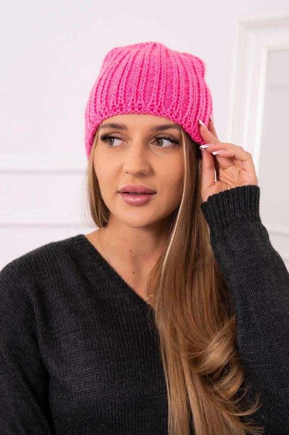 Rebeka moteriška kepurė K345 pink neon