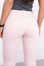 Hose aus Denim, helles Puderrosa