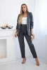 Elegantes Jacken- und Hosenset graphit