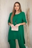 Set Bluse + Hose mit Anhänger grün