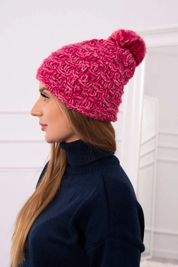 Fiona Fleecemütze K275 fuchsia+hell puderrosa