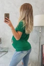 Schwangerschaftsbluse Guck grün