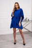 Dress batwings Oversize mauve-blue