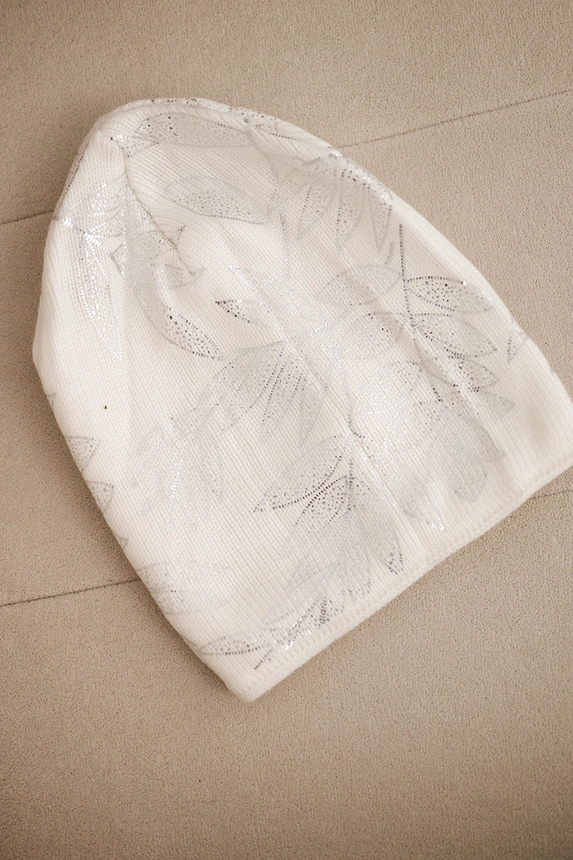 Damen Wintermütze aus Wolle mit doppeltem umschlagbarem Bündchen K426 orange