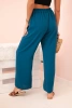 Wide-leg trousers sea green