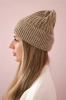 Cap thin Malwina K250 dark beige