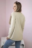 Pullover mit Vordertaschen beige