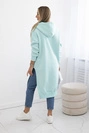 Warm-up Sweatshirt mit Seitenschlitzen Minze