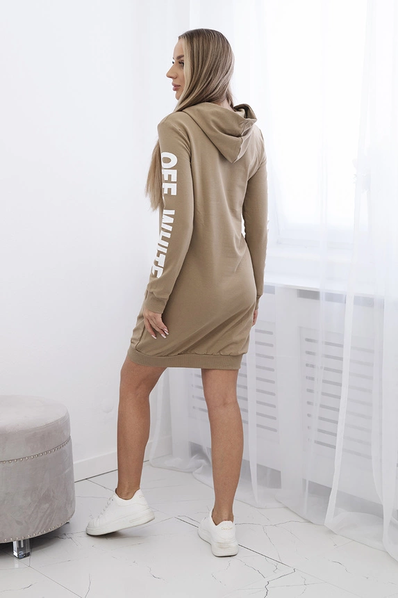 Off White kupranugario spalvos suknelė