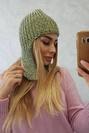 Women's long eared cap Jana K314 yellow