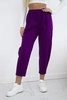 Punto Milano Winter trousers with pockets dark purple