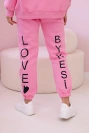 Printed cotton set light pink