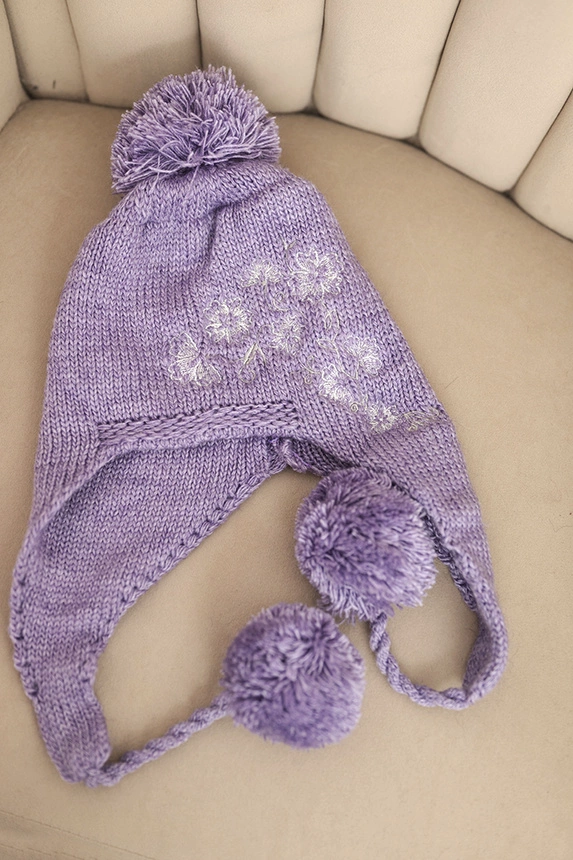 Women's long eared cap Emma K343 jeans