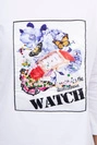 Dress with graphics 3D Watch ecru