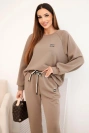 Damen комплект из Viskose mit Pullover und Hose fango