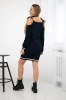 Tres Chic Kleid in navy blau