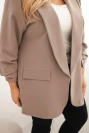 Plus Size women's elegant blazer fango