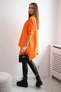 Bluse in Übergröße orange