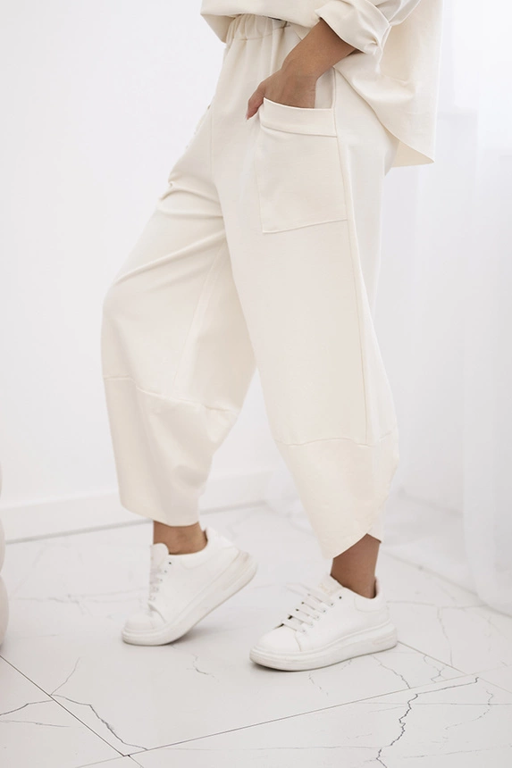 Set Punto Milano Winter Sweatshirt + Hose Hellbeige