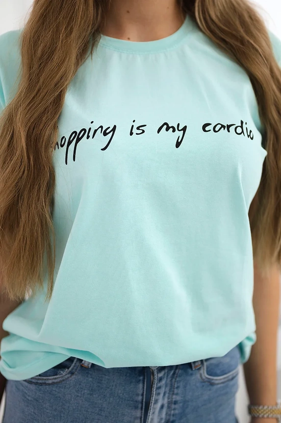 Blouse Shopping is my cardio mint+black